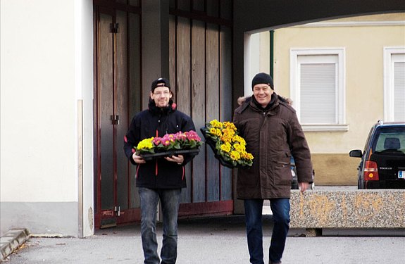 Valentinstag 2011 - Feude machen mit Blumen